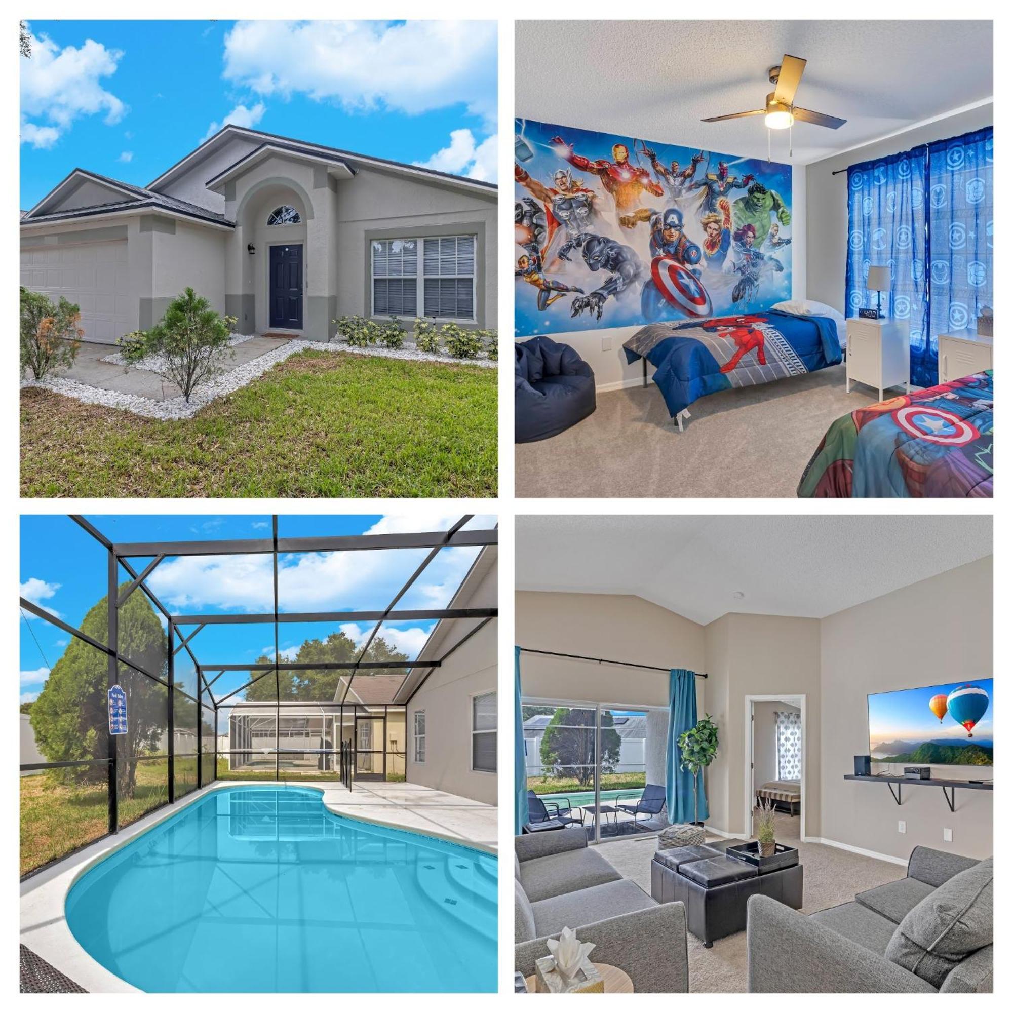 Disney Themed House Free Heated Pool Close Disney 5Br 9Bd Orlando Buitenkant foto